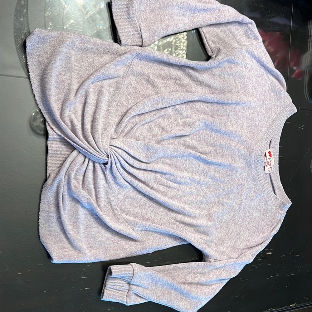 Soft Surroundings Lavender Knit Top